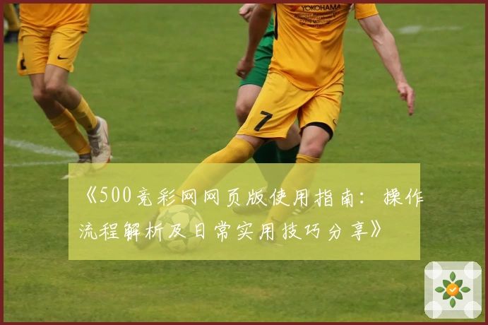 《500竞彩网网页版使用指南：操作流程解析及日常实用技巧分享》